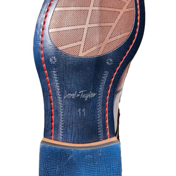 Lord & Taylor Lafayette Luxury Styles Leather Wingtip Oxfords 11 - Picture 8 of 13